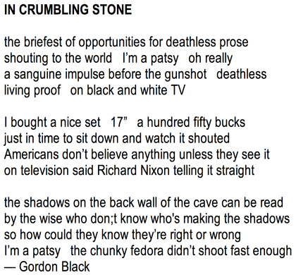 GordonBlackCrumblingStone