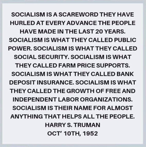 TrumanOnSocialism