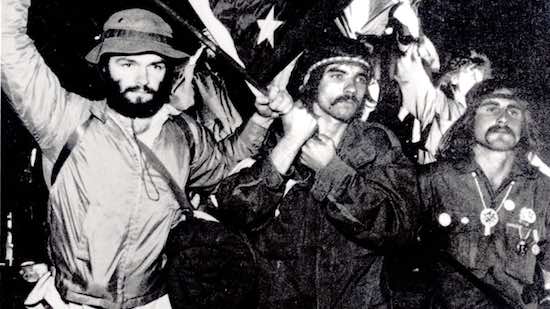 CANDLELIGHT MARCH AROUND WHITE HOUSE IN WASHINGTON DC, 1971