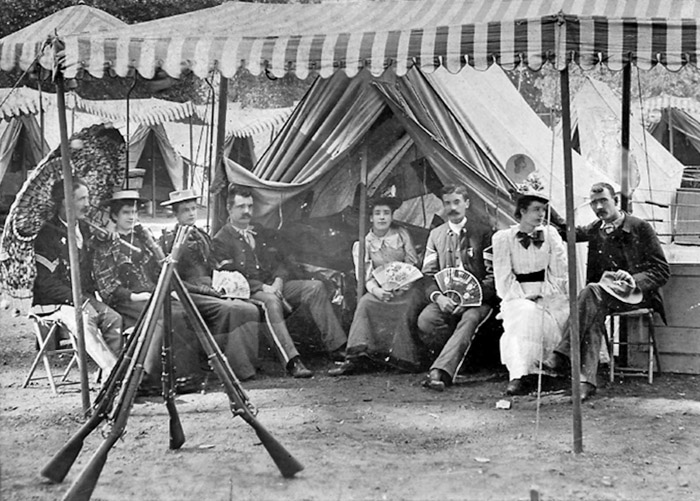MilitaryEncampmentUkiahEarly1900s