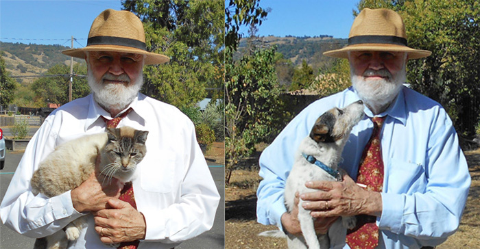 OldGuywithCat&Dog