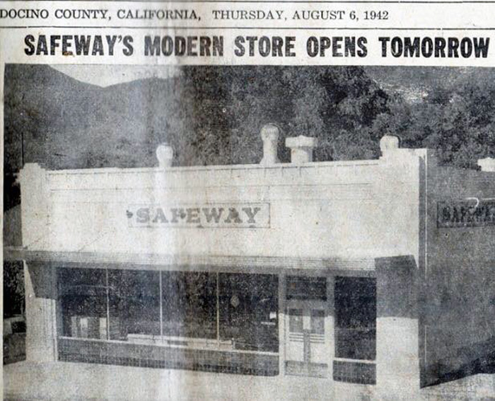 UkiahSafewayOpens1942