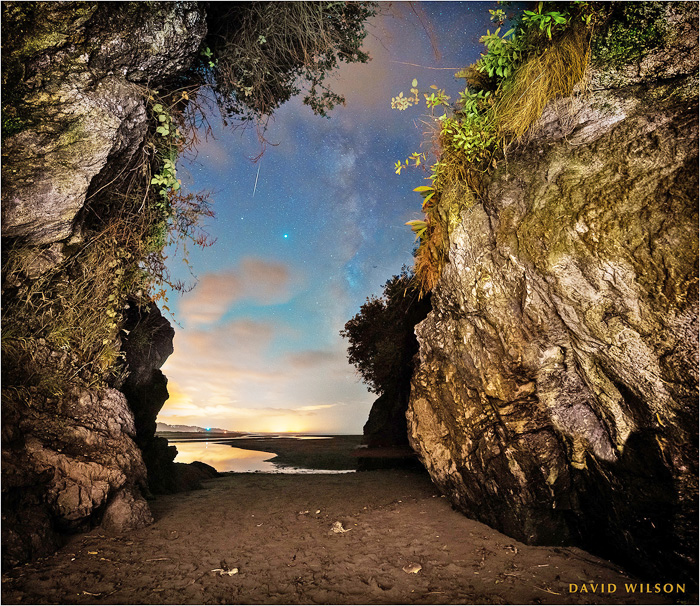 Moonstone Beach Cave, Humboldt County, California. September 18, 2020.